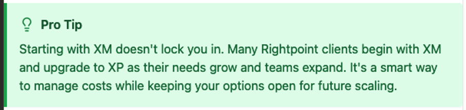 Sitecore XM vs Sitecore XP1
