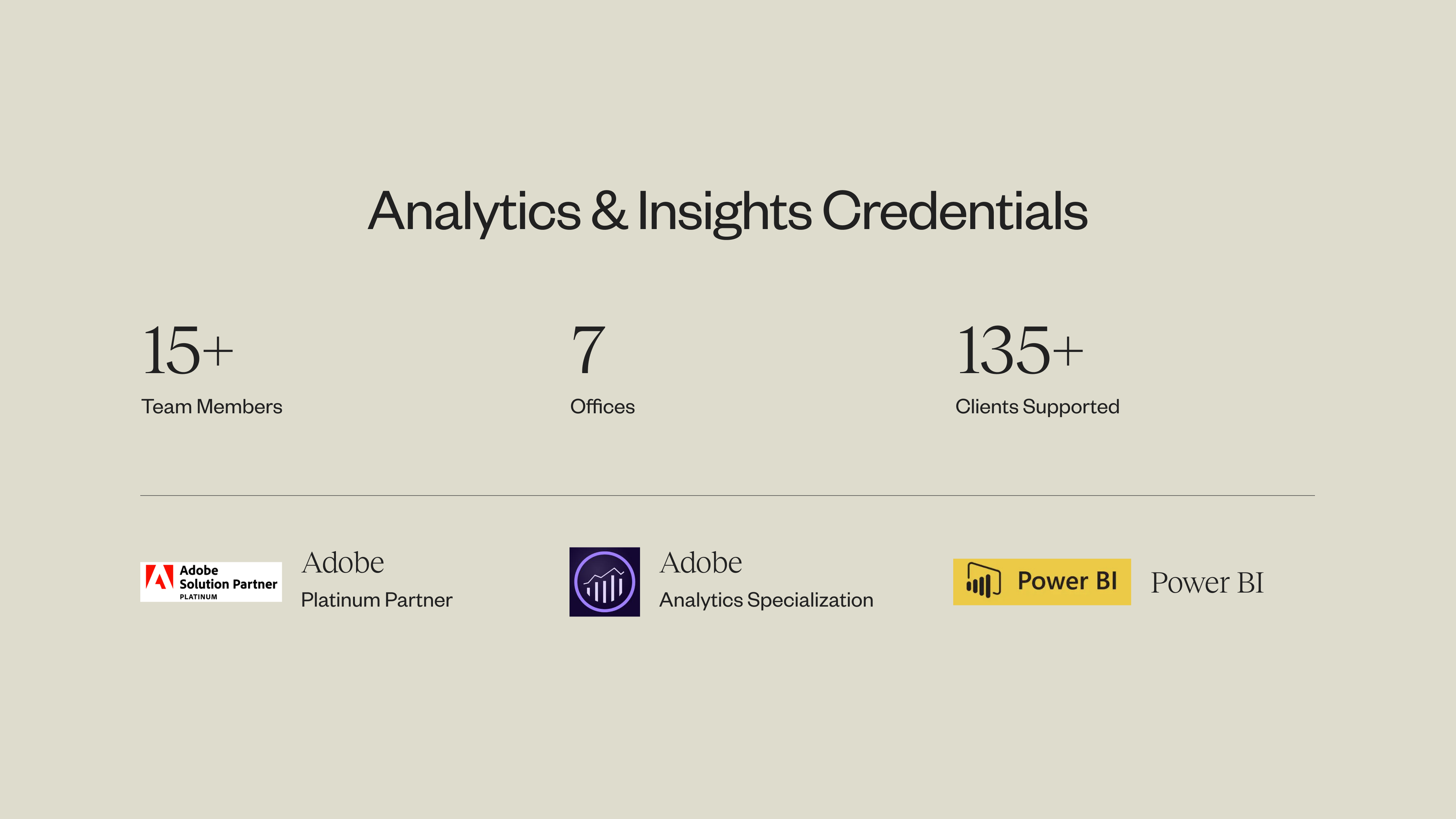 Analytics Insights Creds