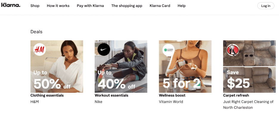 klarna deals