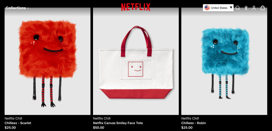 Netflix merch